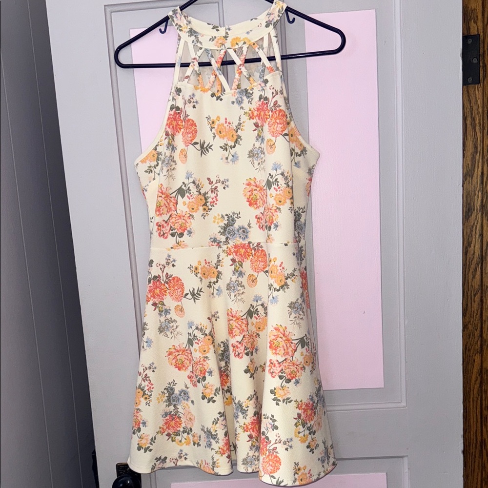 Floral Cream Dress